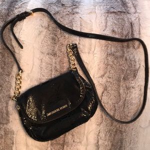Michael Kors black crossbody bag